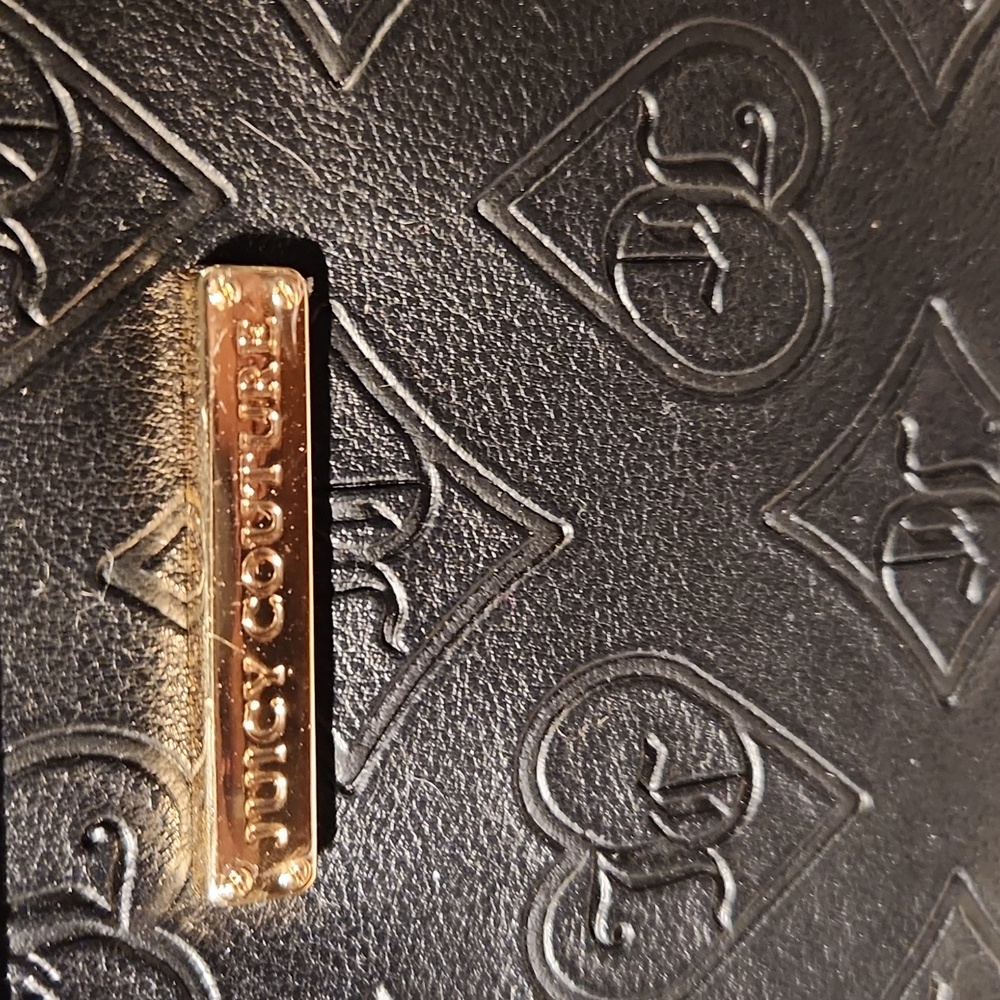 Black Embossed Backpack - Picture 2 of 3